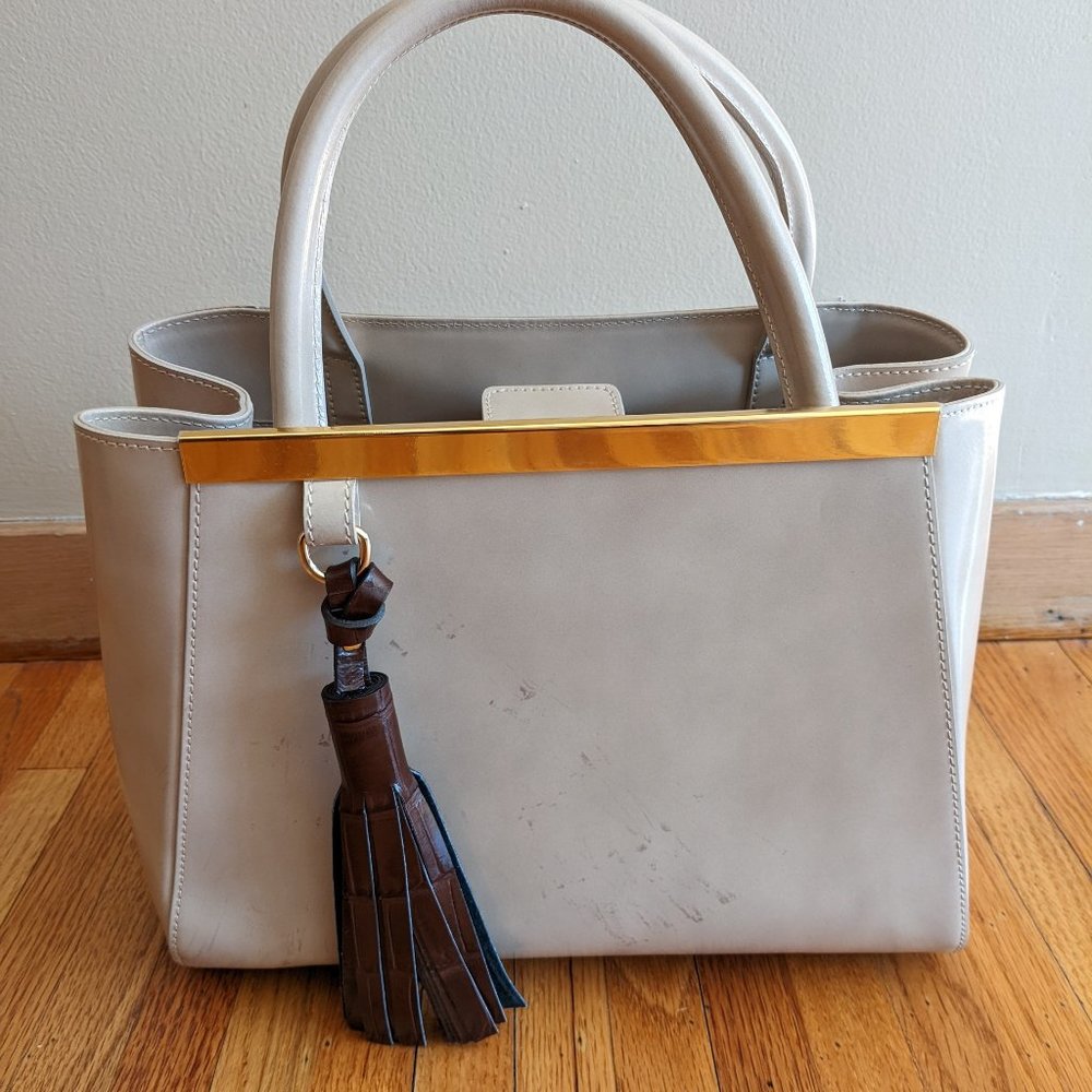 Alberta di Canio patent leather handbag